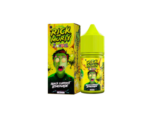 Жидкость Rick & Morty ZOMBIE Черная смородина лимонад, 30 мл.