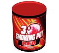 Цветной дым MA0510, SMOKING POT Красный 60 сек. (банка)