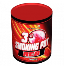 Цветной дым MA0510, SMOKING POT Красный 60 сек. (банка)