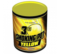 Цветной дым MA0510, SMOKING POT Желтый 60 сек. (Банка)