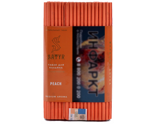 Табак Satyr Peach, 100 гр.